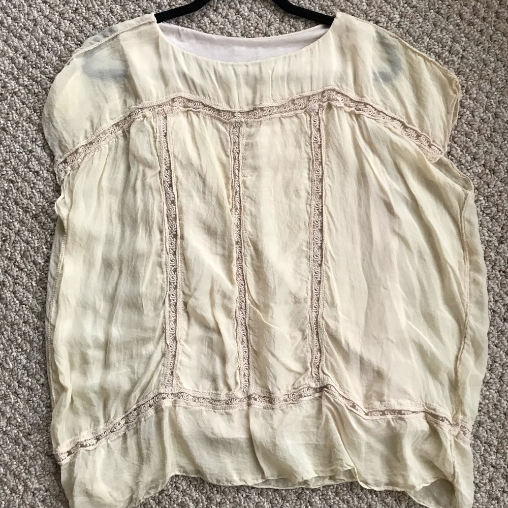 White, flowy shirt